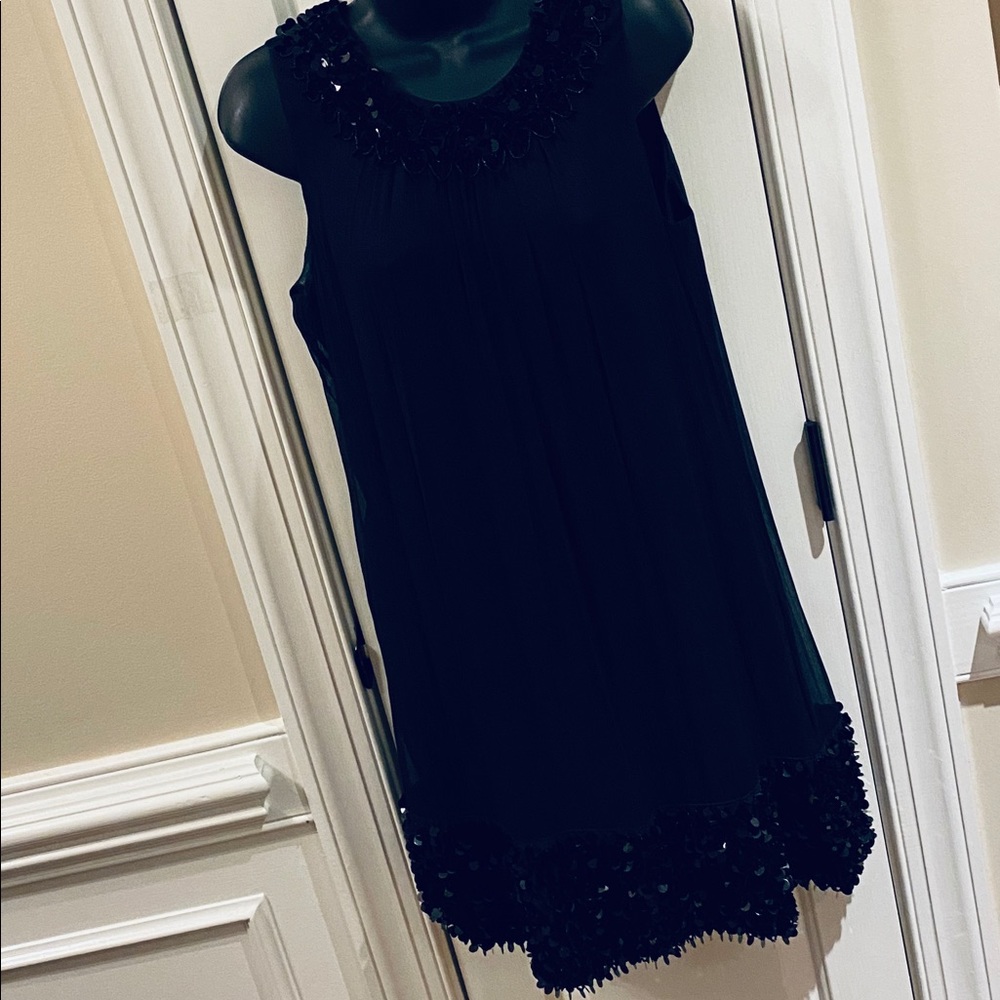 NWOT Betsy Johnson Sequin Trim Dress